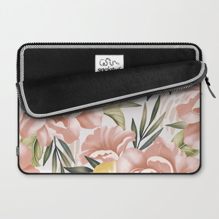 Big pink bouquet flowers S Laptop Sleeve Gallery Image 2