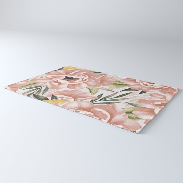 Big pink bouquet flowers S Rug Gallery Image 3