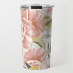 Big pink bouquet flowers S Travel Mug Gallery Image 1
