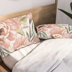 Big pink bouquet flowers S Pillow Sham Gallery Image 2
