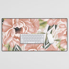 Big pink bouquet flowers S Desk Mat Gallery Image 1
