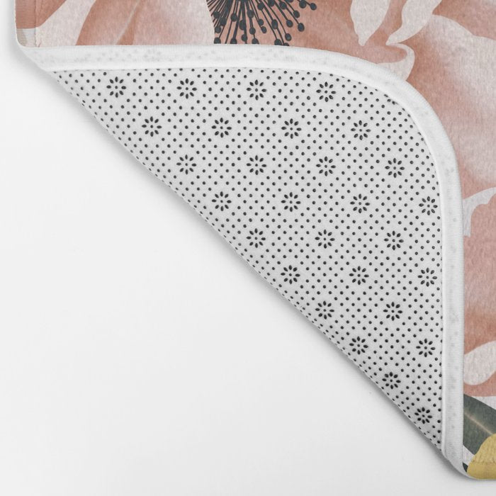 Big pink bouquet flowers S Bath Mat Gallery Image 2