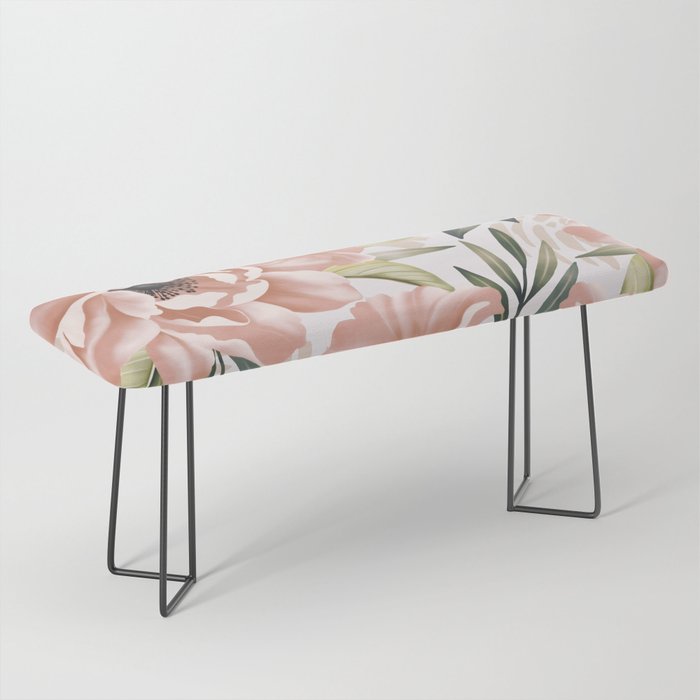 Big pink bouquet flowers S Bench Gallery Image 1
