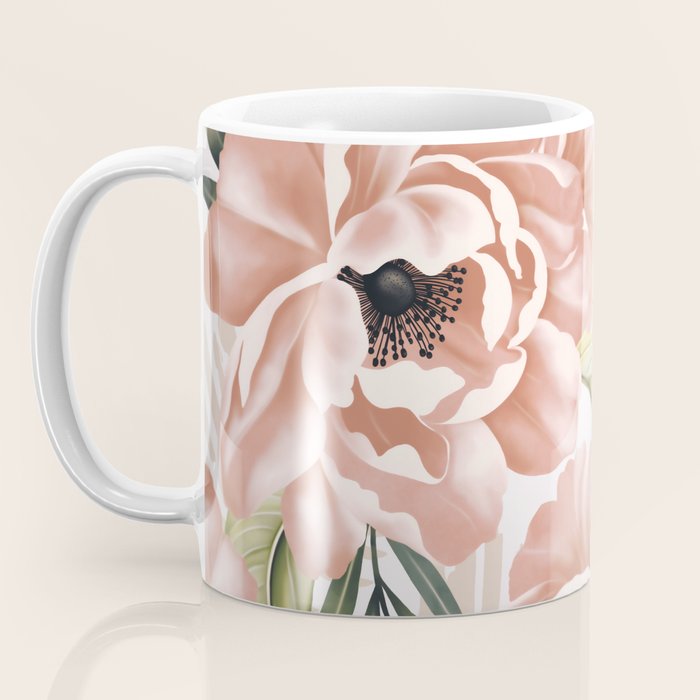 Big pink bouquet flowers S Coffee Mug Gallery Image 3