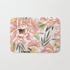 Big pink bouquet flowers S Bath Mat Gallery Image 1
