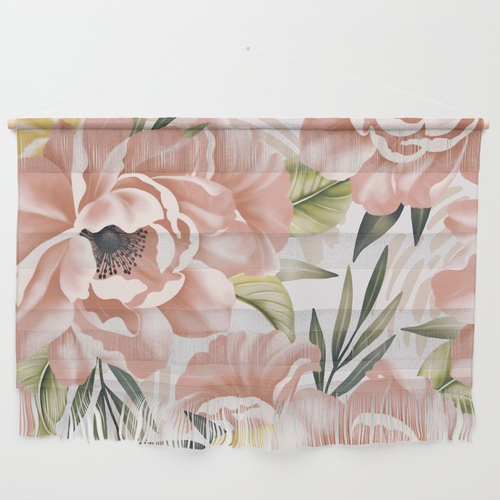 Big pink bouquet flowers S Wall Hanging Gallery Image 1