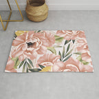 Big pink bouquet flowers S Rug Gallery Image 1