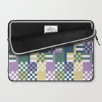 Abstract Block Mosaic R Laptop Sleeve Gallery Image 2