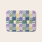 Abstract Block Mosaic R Bath Mat Gallery Image 1