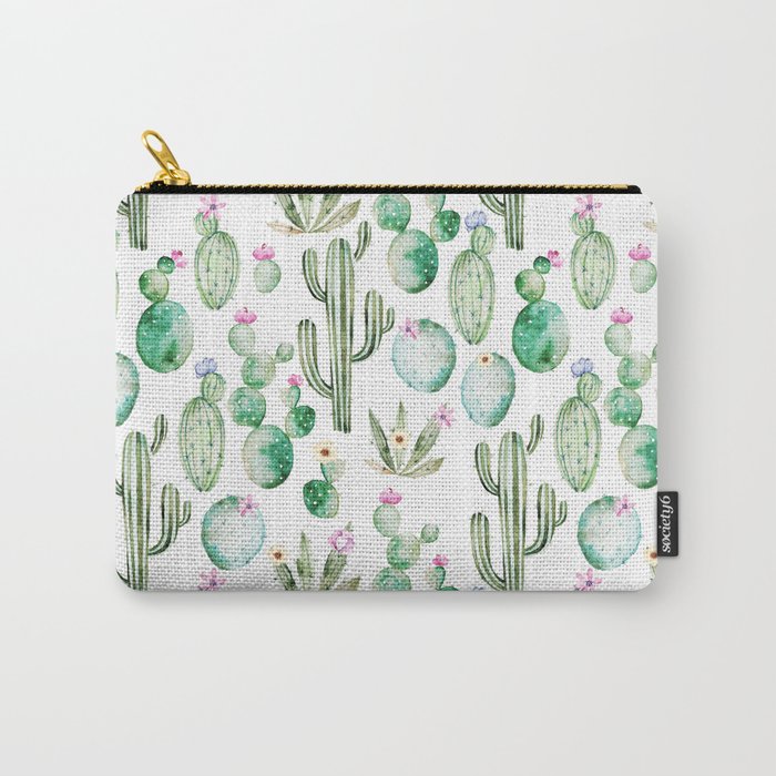 Cactus Summer Garden Carry All Pouch Gallery Image 1