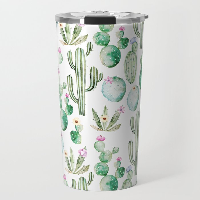 Cactus Summer Garden Travel Mug Gallery Image 1