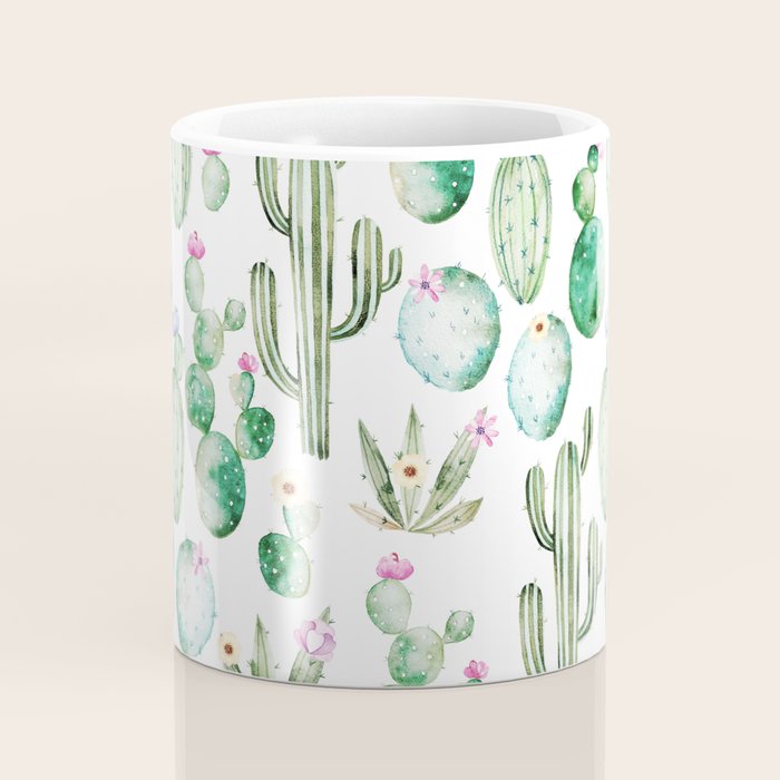 Cactus Summer Garden Coffee Mug Gallery Image 4