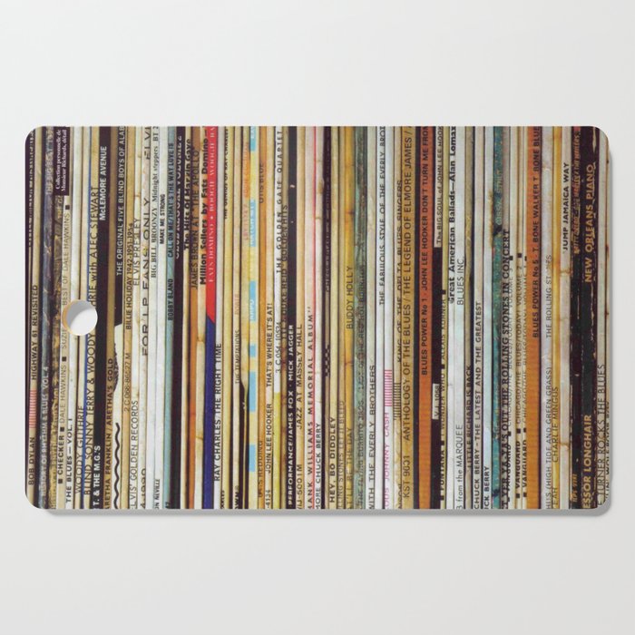 old vinyl records Cutting Board Gallery Image 1