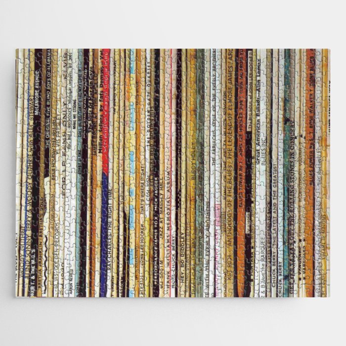 old vinyl records Jigsaw Puzzle Gallery Image 1