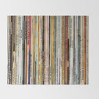old vinyl records Throw Blanket Gallery Image 2