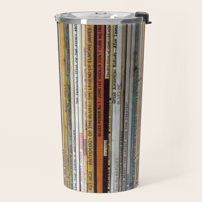 old vinyl records Travel Mug Gallery Image 2