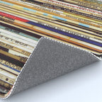 old vinyl records Rug Gallery Image 4
