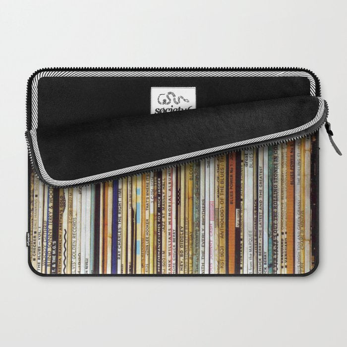 old vinyl records Laptop Sleeve Gallery Image 2
