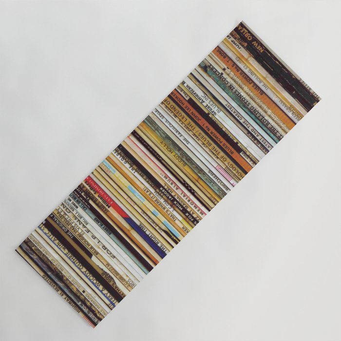 old vinyl records Yoga Mat Gallery Image 1