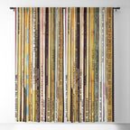 old vinyl records Window Curtain Gallery Image 5