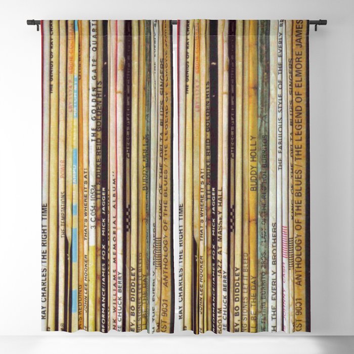 old vinyl records Window Curtain Gallery Image 5