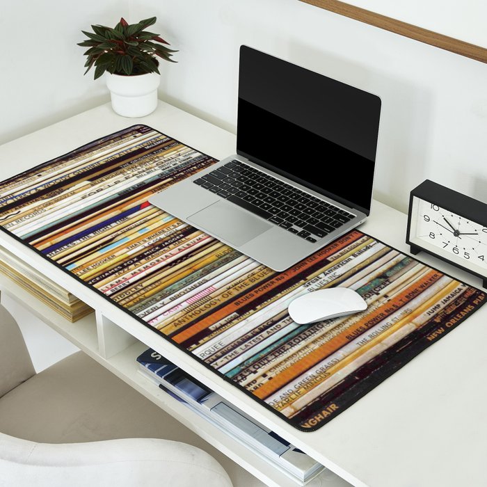 old vinyl records Desk Mat Gallery Image 2