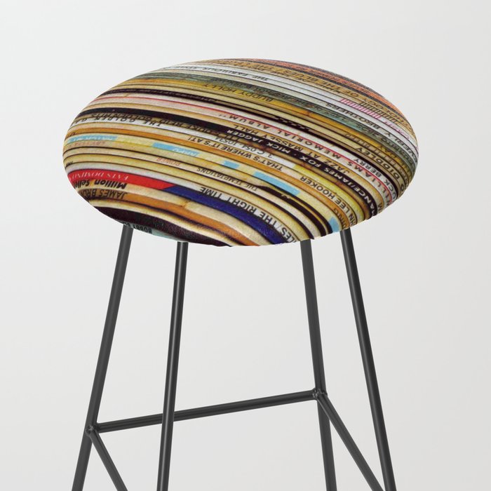 old vinyl records Stool Gallery Image 2