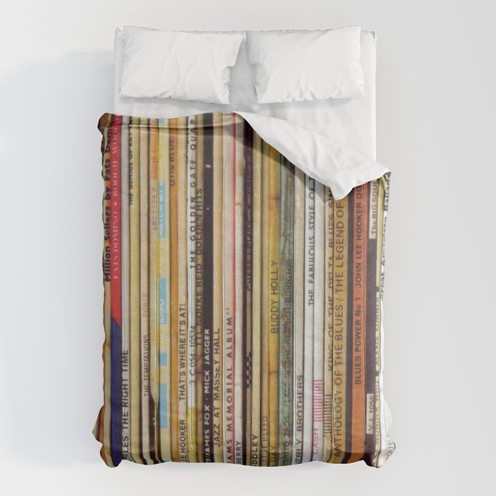 old vinyl records Comforter Gallery Image 6