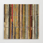 old vinyl records Wood Wall Art Gallery Image 1