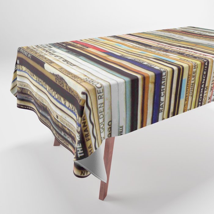 old vinyl records Tablecloth Gallery Image 1