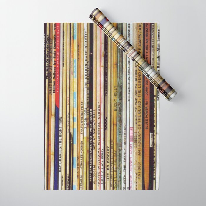 old vinyl records Wrapping Paper Gallery Image 1