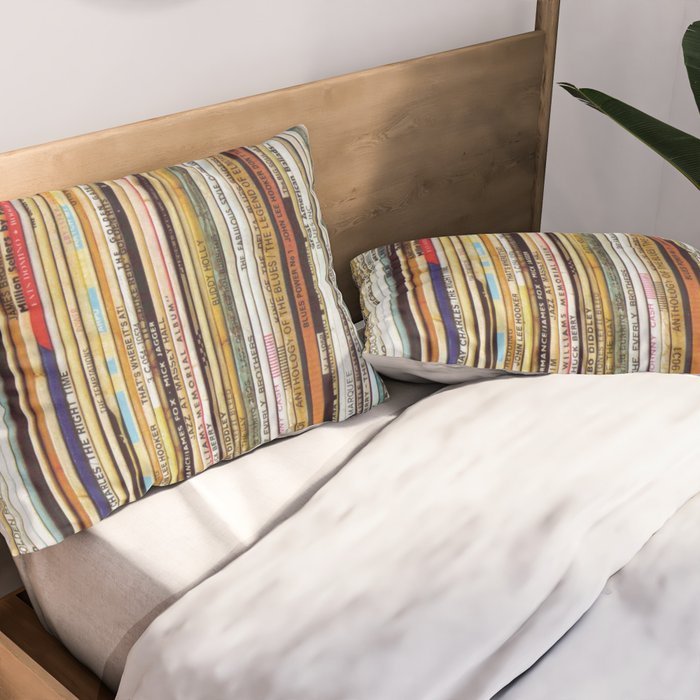 old vinyl records Pillow Sham Gallery Image 2