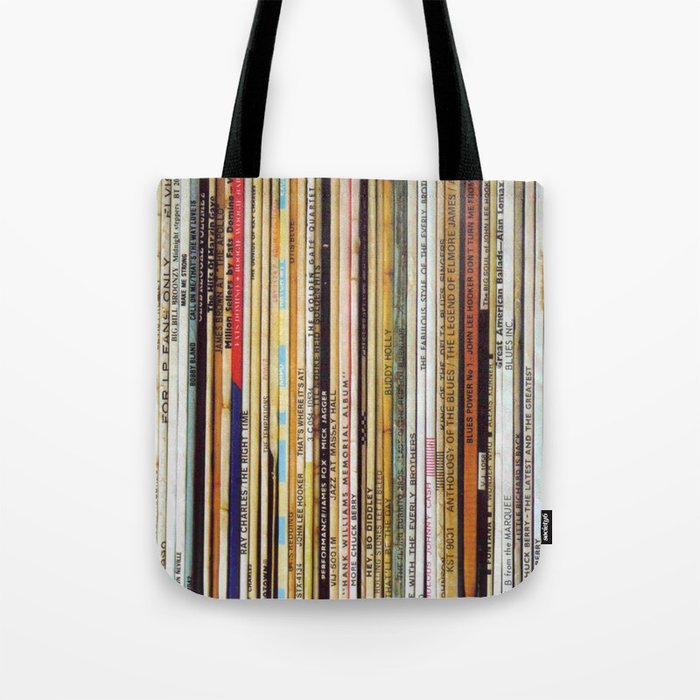 old vinyl records Tote Bag Gallery Image 1
