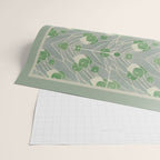 Green Geometric 1915 Hannah Borger Overbeck Wrapping Paper Gallery Image 2