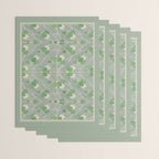 Green Geometric 1915 Hannah Borger Overbeck Wrapping Paper Gallery Image 3