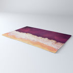 Maroon Ocean Rug Gallery Image 3