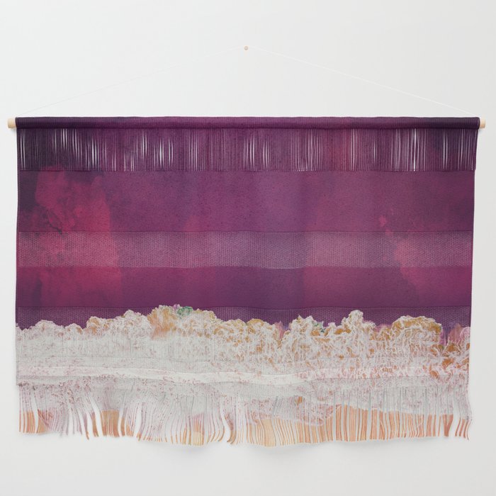 Maroon Ocean Wall Hanging Gallery Image 1