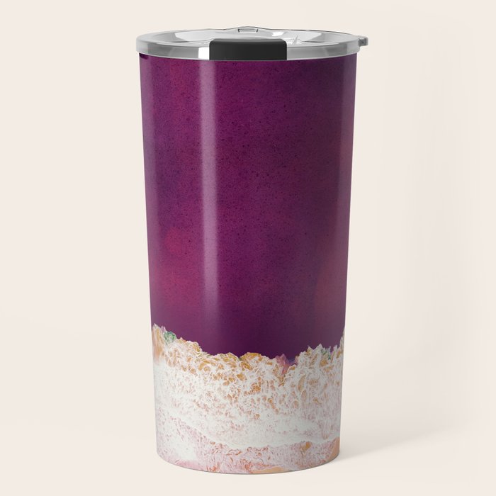 Maroon Ocean Travel Mug Gallery Image 1