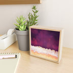 Maroon Ocean Mini Art Print Gallery Image 2