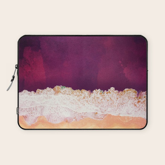 Maroon Ocean Laptop Sleeve Gallery Image 1