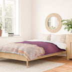 Maroon Ocean Duvet Cover Gallery Image 2