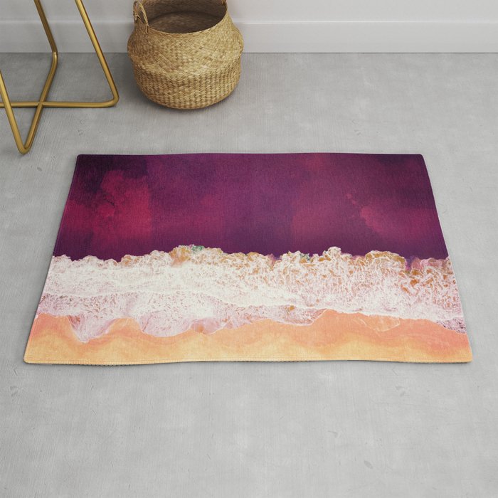 Maroon Ocean Rug Gallery Image 1