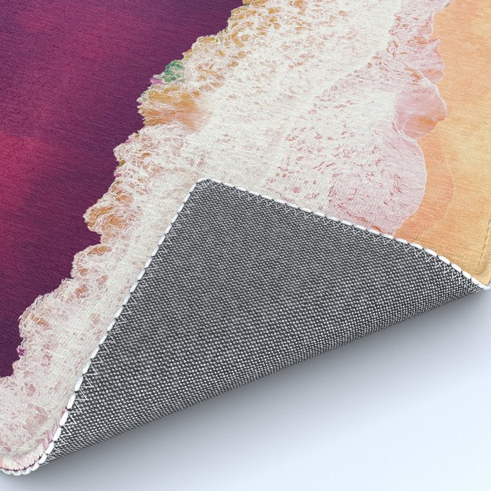 Maroon Ocean Rug Gallery Image 4