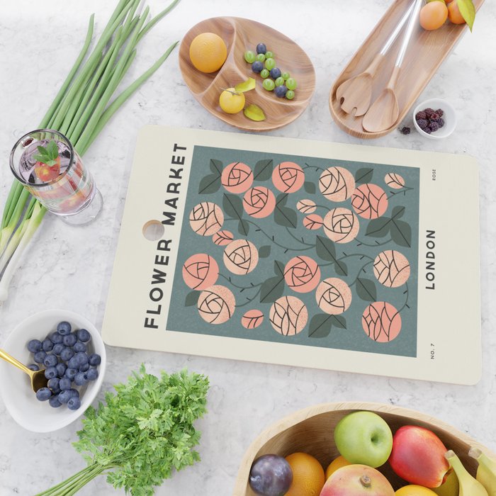 Flower Market No. 7 Cutting Board Gallery Image 2