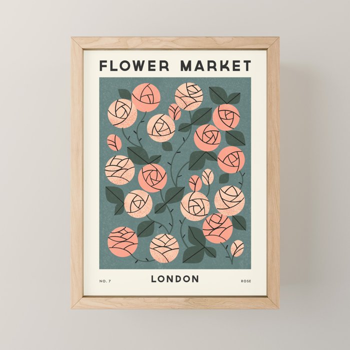 Flower Market No. 7 Mini Art Print Gallery Image 1
