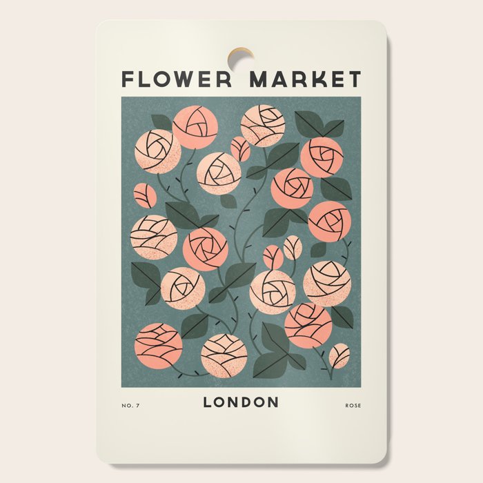 Flower Market No. 7 Cutting Board Gallery Image 1