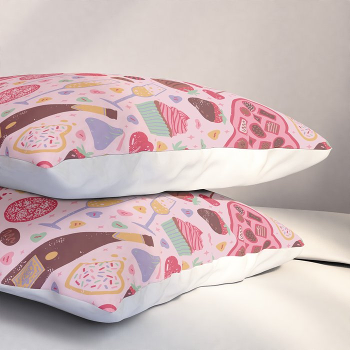 Candy Hearts Pillow Sham Gallery Image 3