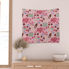 Candy Hearts Wall Tapestry Gallery Image 2