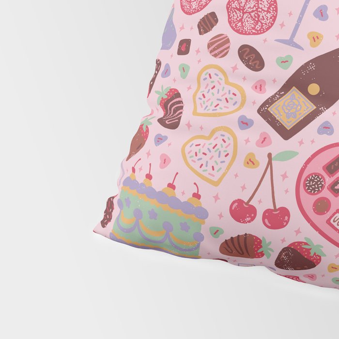 Candy Hearts Pillow Sham Gallery Image 4