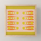 Holding the Pose in abstract shapes  Mini Art Print Gallery Image 1